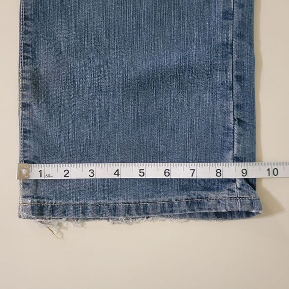 Structure Men's Straight Fit Blue Denim Jeans - Picture 7 of 13